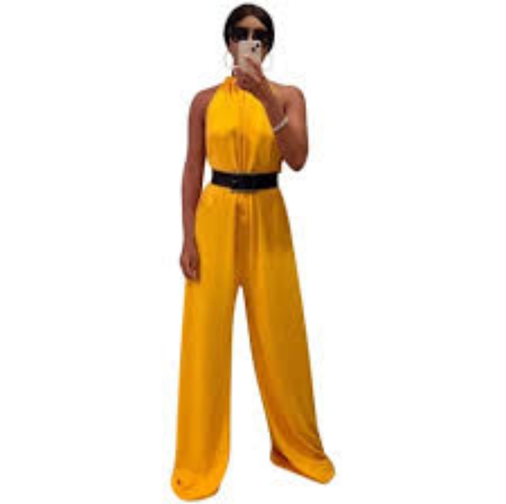 Zara flowy orange jumpsuit size S BNWT - Picture 2 of 4